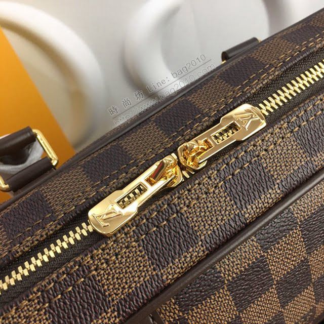 lv新款包包 路易威登Porte-Documents Voyage公事包  Monogram帆布 lv時尚商務男士公事包  ydh3902